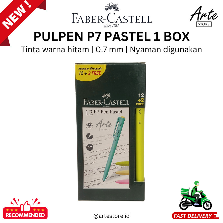 

Ballpoint - Pen Faber Castell P7 Pastel 0.7 mm 1 Box
