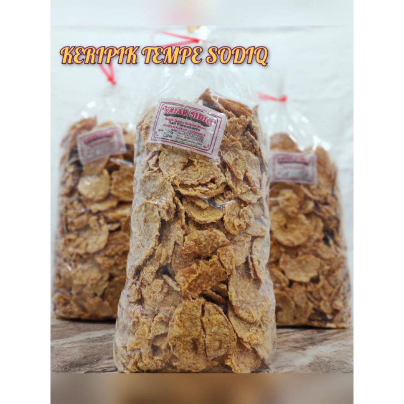 

KERIPIK TEMPE SODIQ 500Gr