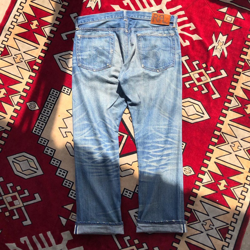 RRL denim repaired selvedge