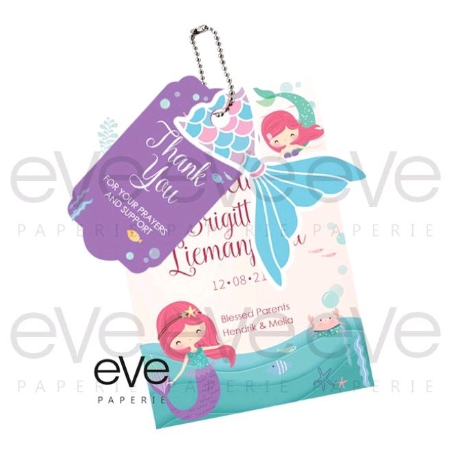 TAG ULANG TAHUN ANAK WANITA | TAG BIRTHDAY GIRL | TAG BABY GIRL | MERMAID