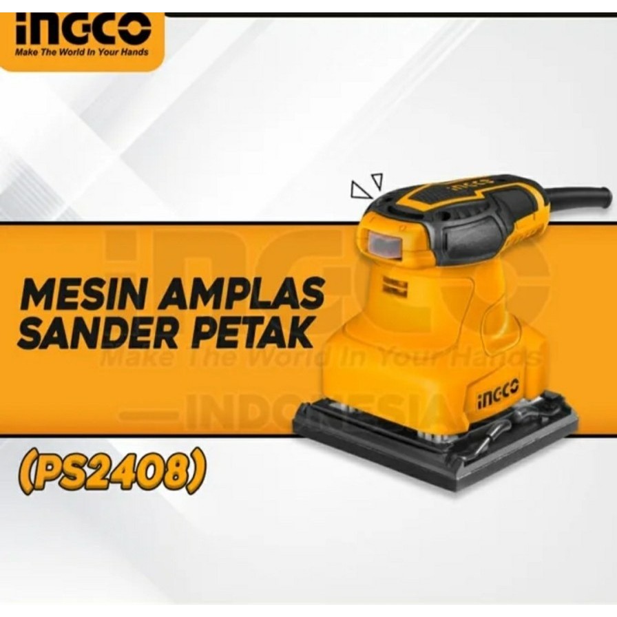 Mesin Amplas Kotak Palm Sander INGCO PS2408