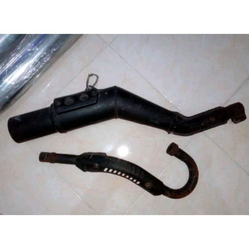 knalpot honda xl xl125 r XL125R original bekas