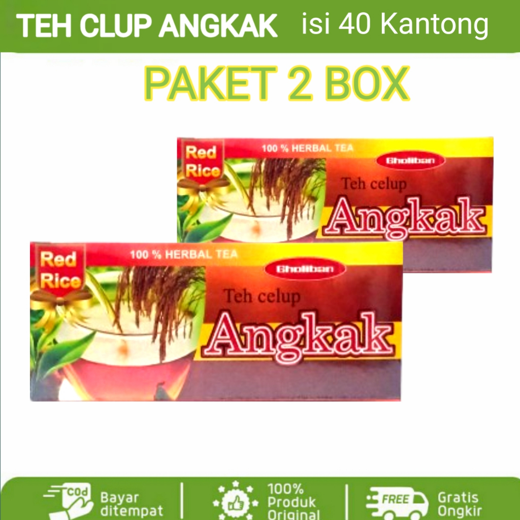 

[ PAKET 2 BOX ] Teh Celup Angkak Gholiban Mengatasi DBD