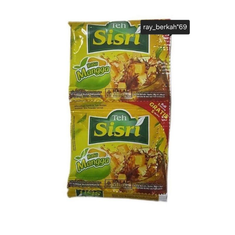 

Teh Sisri 1Renceng isi 10Sachet