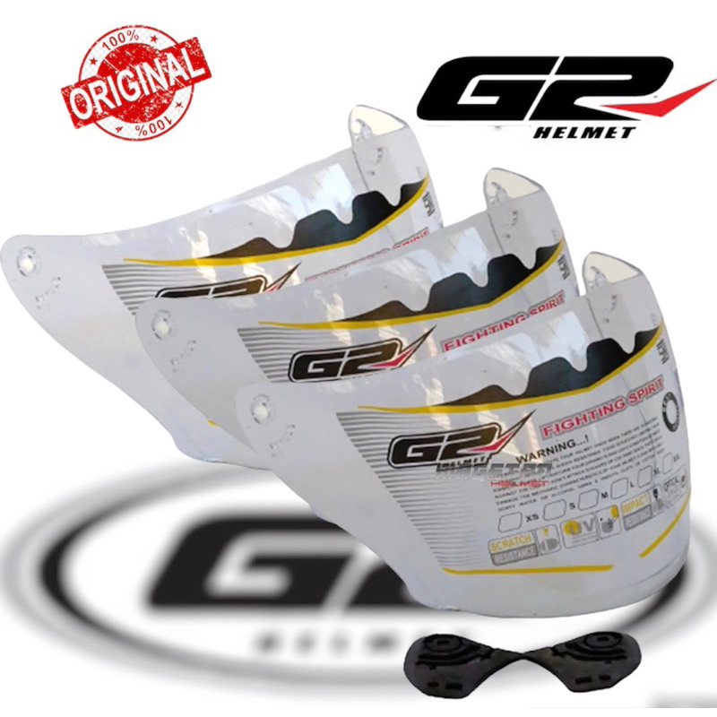Kaca Helm G2 Optimax Original 100% kaca flat venom iridium