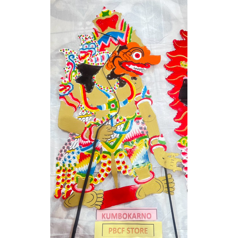 WAYANG kertas KUMBOKARNO BUTO RATON AMRAL RAHWANA DOSOMUKO BUTOCAKIL