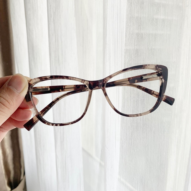 Frame Kacamata Kimmy (Cat Eye) - Kacamata Wanita CatEye Anti Radiasi Blueray Photochromic