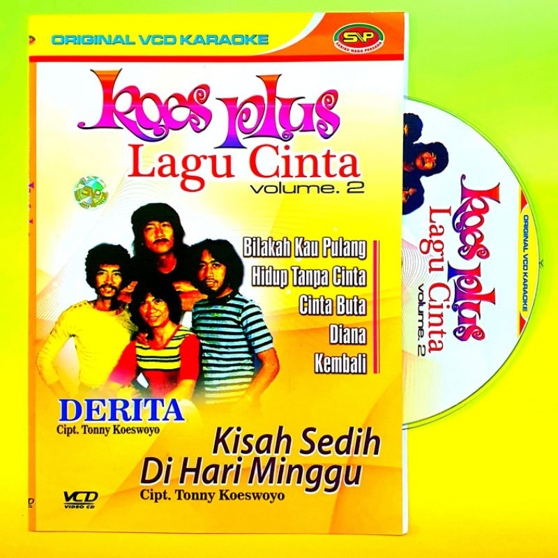 kaset VCD original Lagu Karaoke KOES PLUS TERBAIK VCD karaoke tembang kenangan nostalgia album koes 