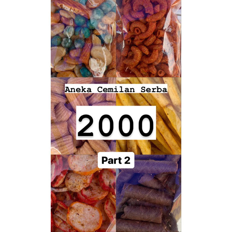

Mbokja Snack | Cemilan Camilan Serba 2000 | Snack Serba 2000 | Murah Meriah