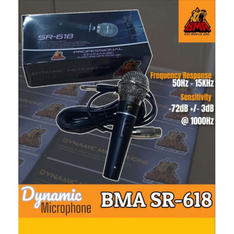 MICROPHONE 618 BMA  / Microphone BMA / Mic Vokal