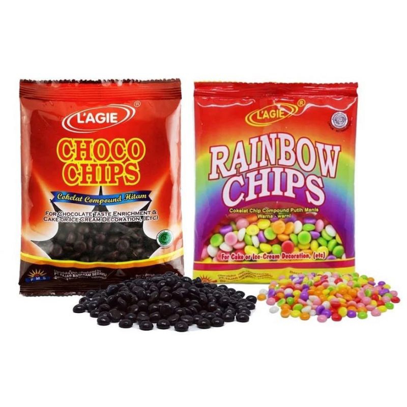 

L' Agie ChocoChips// Rainbow Chips 45gr