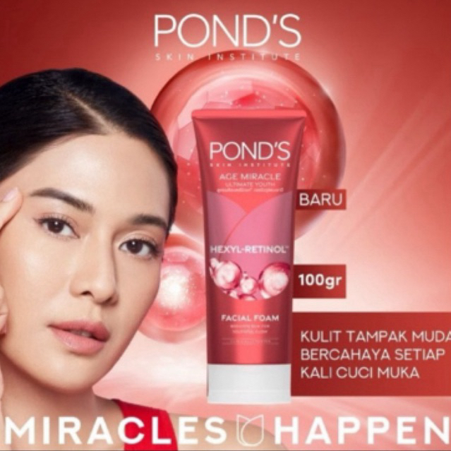 Ponds Facial Foam Age Miracle 100g - Ponds