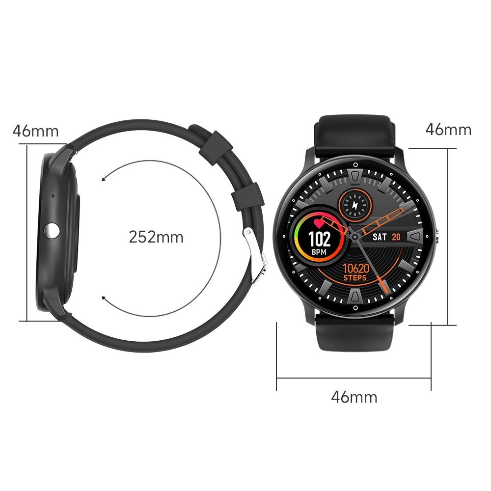 Bozlun Smartwatch Pria  Jam Tangan Pria Wanita Original Smartband Fitness Tracker Colour Display HeartRate-8