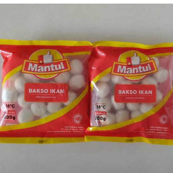 

Mantul Bakso Ikan Netto 200gram Fish Ball Halal