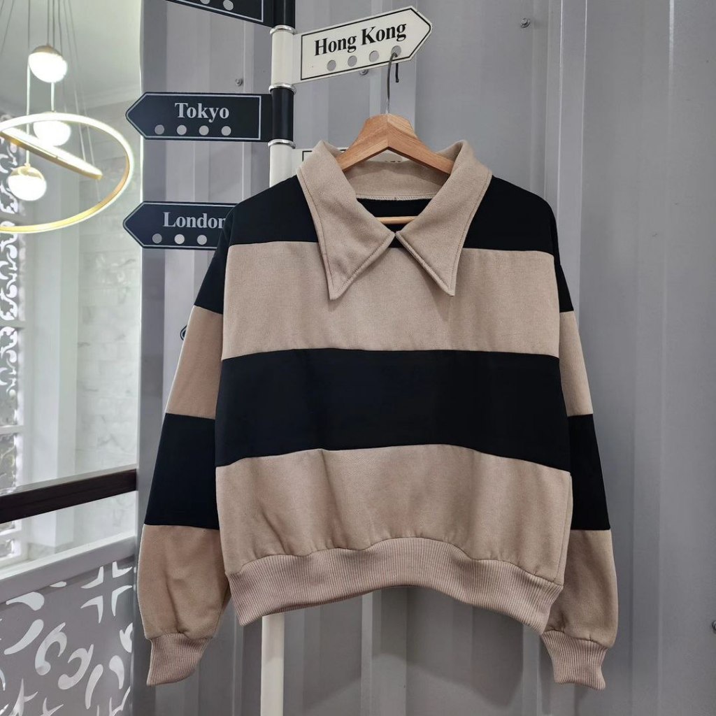 Samira.Outfit - Narnia Sweater l Sweater Crop Wanita