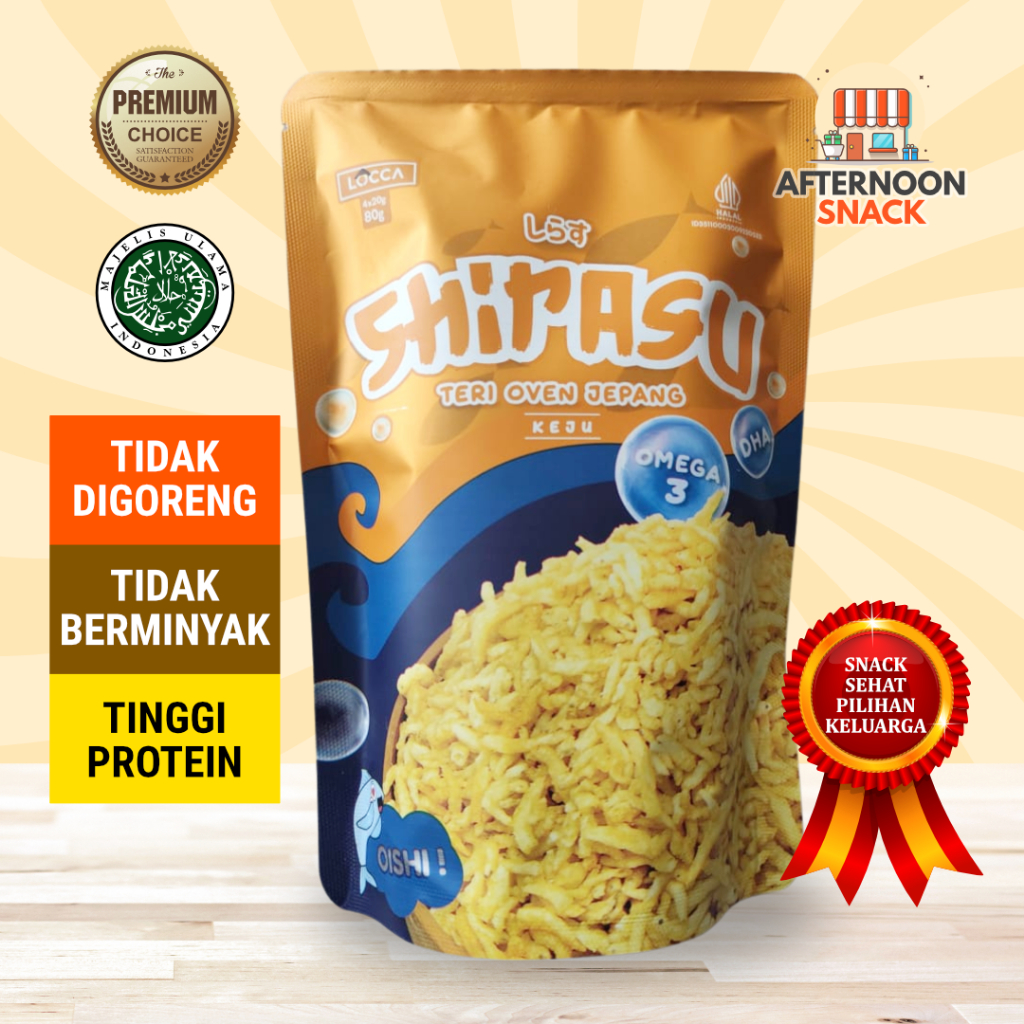 

LOCCA Shirasu Teri Oven Jepang Snack Tinggi Protein