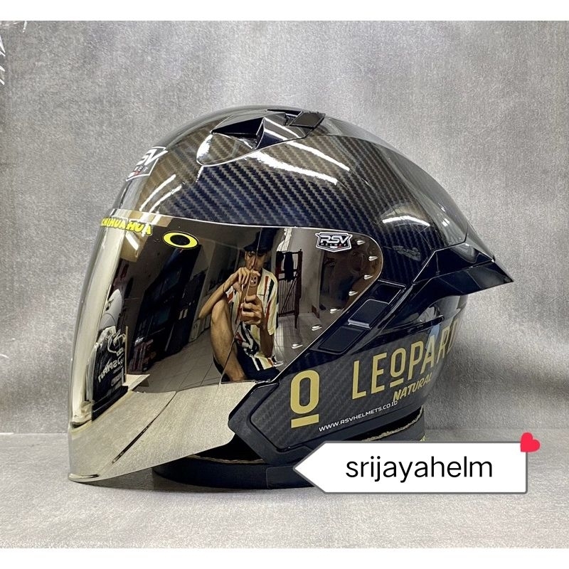 HELM RSV CARBON SV 300 PAKET GANTENG LEOPARD