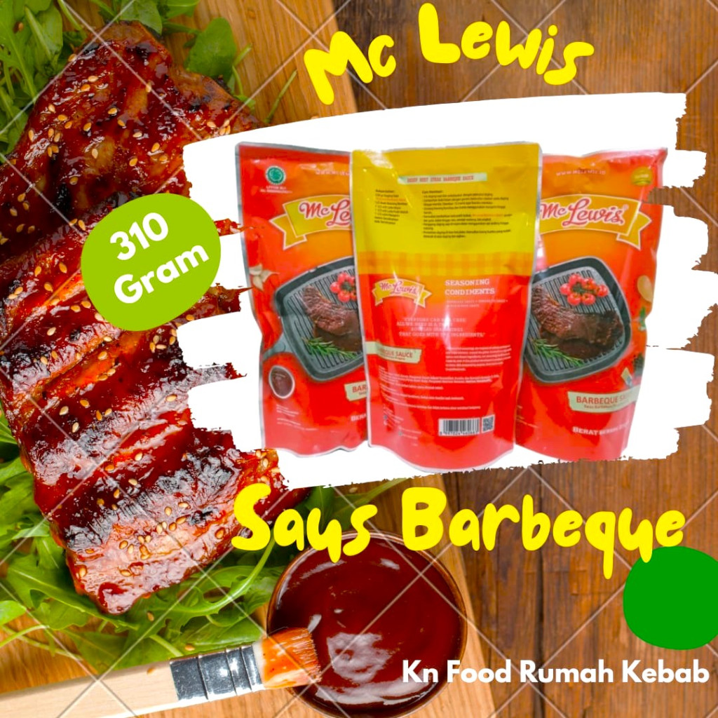 

Saus Mc Lewis Barbeque 310g BBQ Sauce