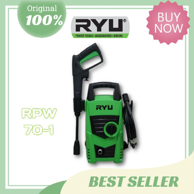 Mesin Steam Cuci Mobil Motor Jet Cleaner Tekiro RYU RPW 70-1 70 Bar