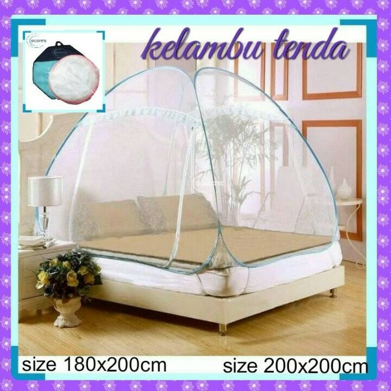 kelambu tidur tenda size jumbo 200x200