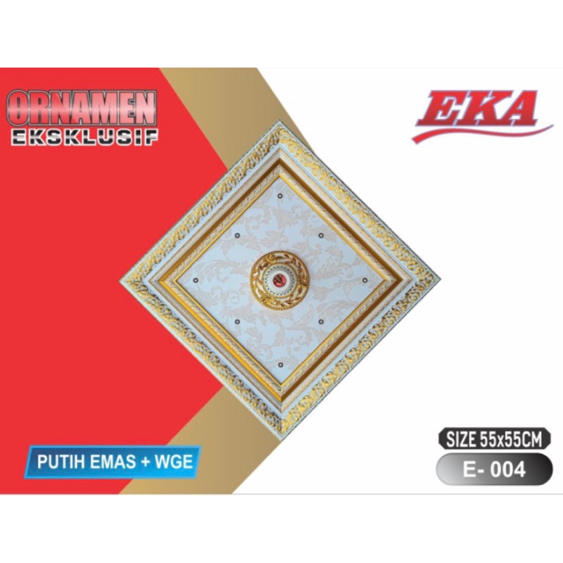 PROMO ORNAMEN LAMPU PVC/ORNAMEN PLAVON PVC/FITTING LAMPU/LAMPU HIAS/ORNAMEN 60x60/BUNGA LAMPU MURAH