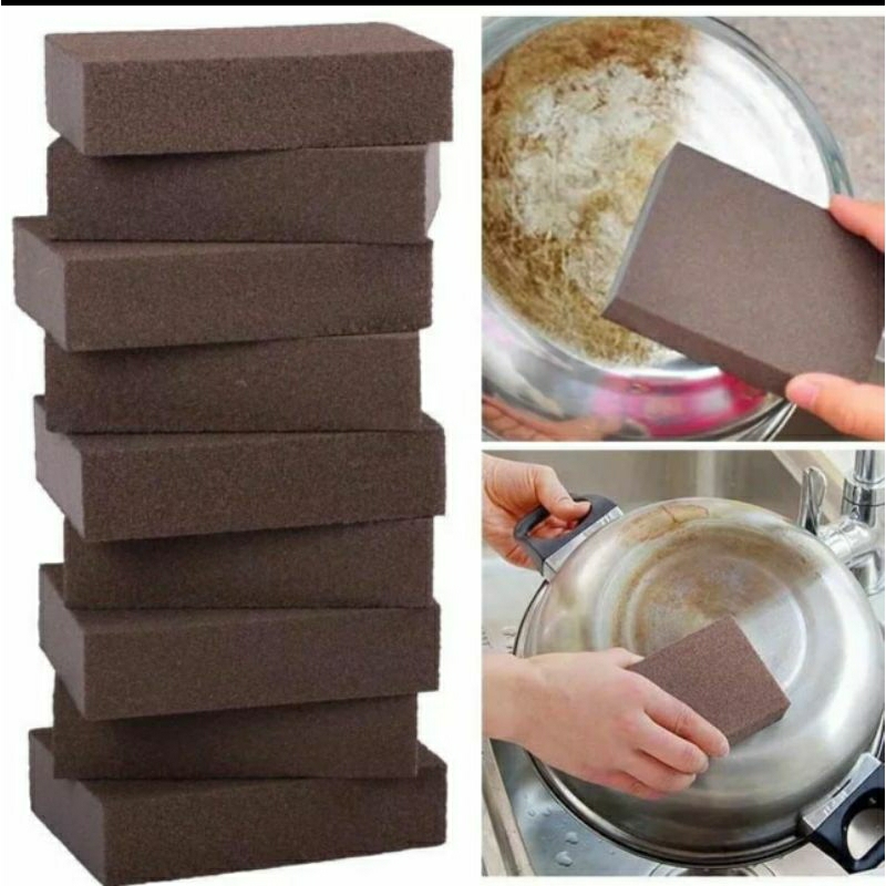 spons ajaib/pembersihan panci yang hitam