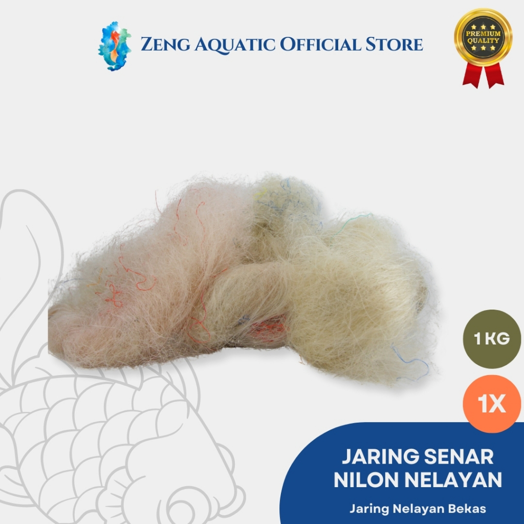Zeng Aquatic Jaring senar nilon nelayan bekas media filter mekanis bio