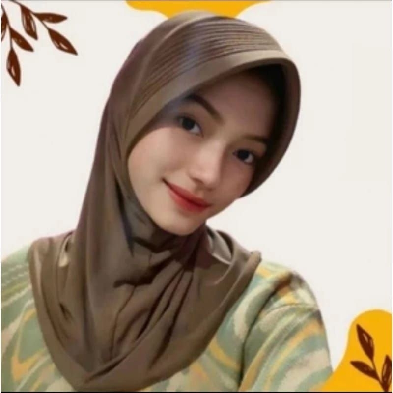 Jilbab Sport Pet Tebal/Bergo Sport Pet Tebal/jilbab instan/hijab bergo pet tebal
