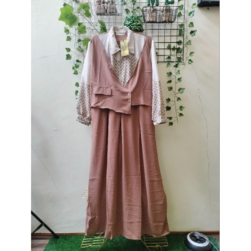 Gamis Rompi Nuna Label