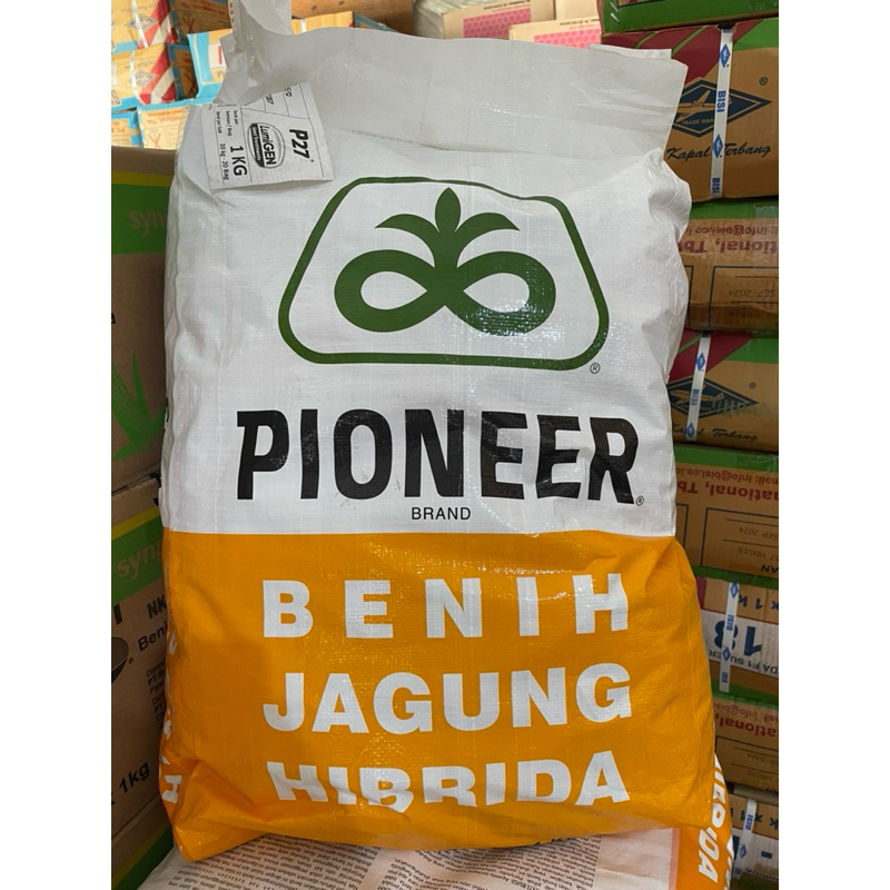 bibit jagung p27 lumigen benih jagung pioner p27 lumigen 1kg