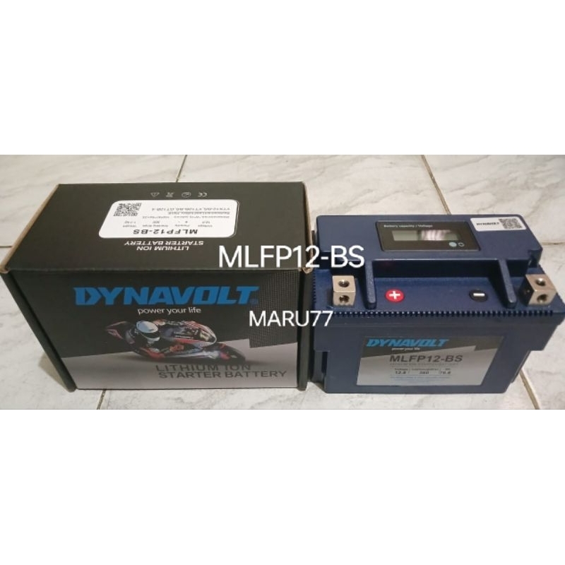 Aki Motor Dynavolt Lithium MLFP12B-BS/YT12B-BS 12.8V12AH CCA 360