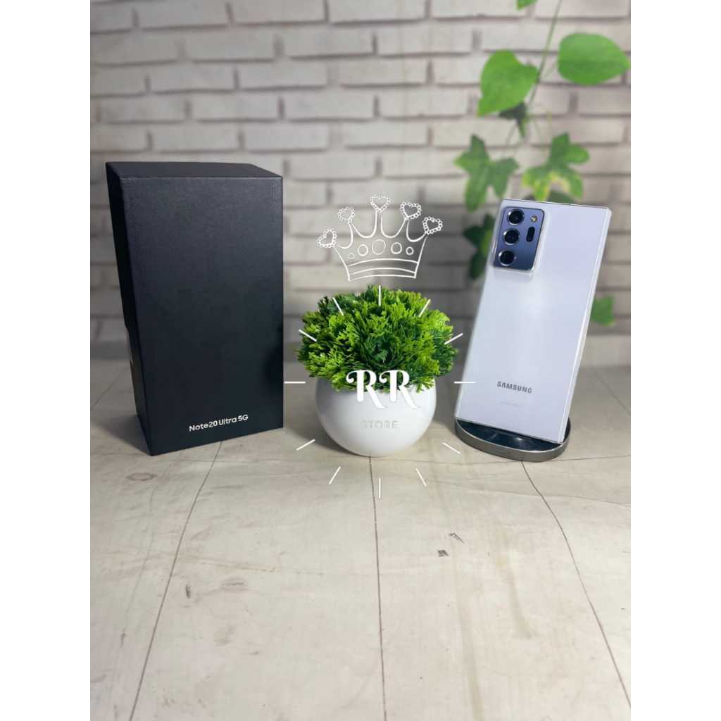 Samsung Note 20 Ultra 5G 8/256 Mystic white Second (Ori Charger, Oem Box, Minus adanya sedikit blur 