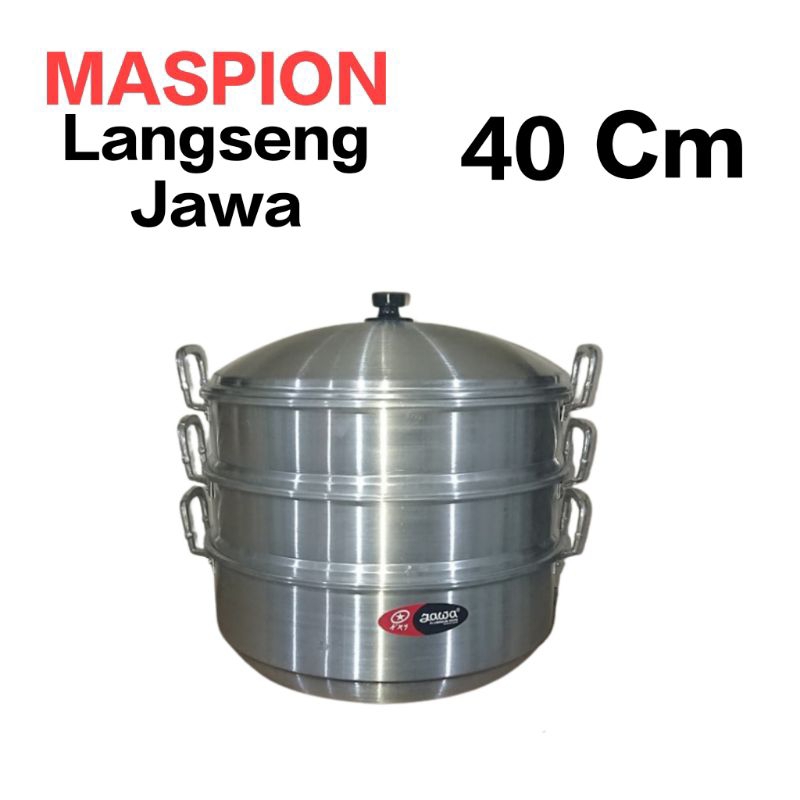 MASPION PANCI KUKUSAN LANGSENG JAWA 40CM 3 SUSUN