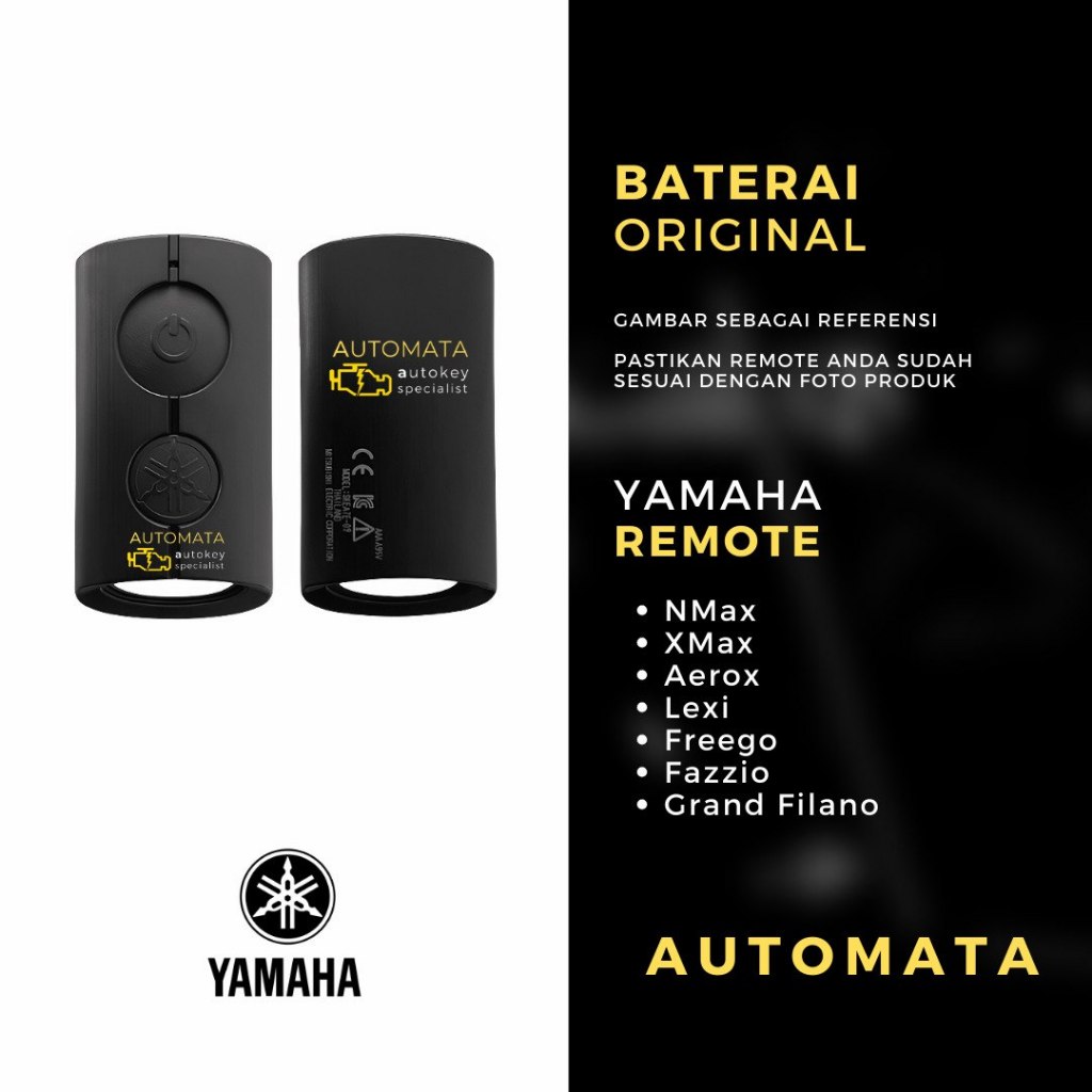 Baterai Remote Kunci Keyless Yamaha NMAX Original Panasonic