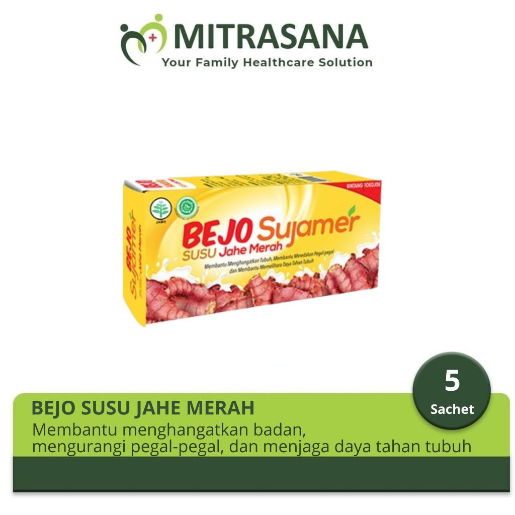 

Bejo Susu Jahe Merah 5 Sachet - Membantu Menghangatkan Badan