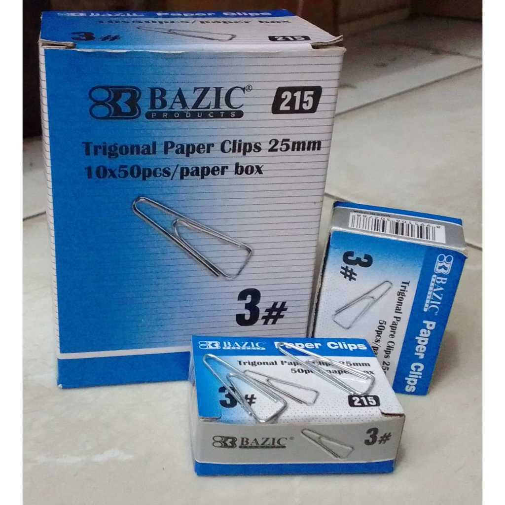 

clip paper\klip kertas no.3 BAZIC
