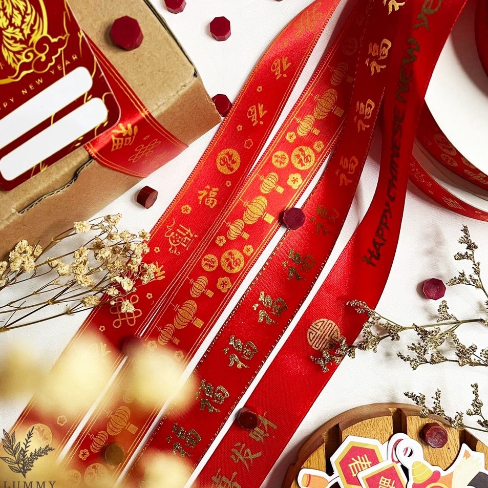 

Lariz TrxO4a4Z Pita Imlek Edisi Chinese New Year CNY Ribbon Gong Xi Fa Cai Pita Packing Pita Hampers Chinese Cina Tahun Baru Cina