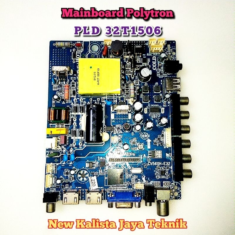 MAINBOARD TV POLYTRON 32T1506 ORIGINAL CV56XH-E32 MB PLD 32T1506 32D1506 MB POLYTRON PLD 32T1506E ME