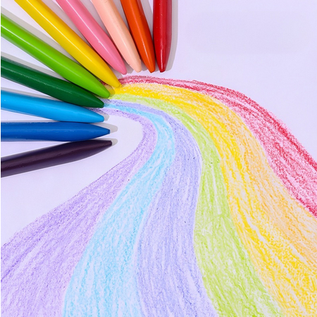 

[WE-AT] Crayon Set Anak Mewarnai Viral Lab Non Toxic Anti Air Anti Patah Anti Tangan Kotor Isi 12 24 Warna