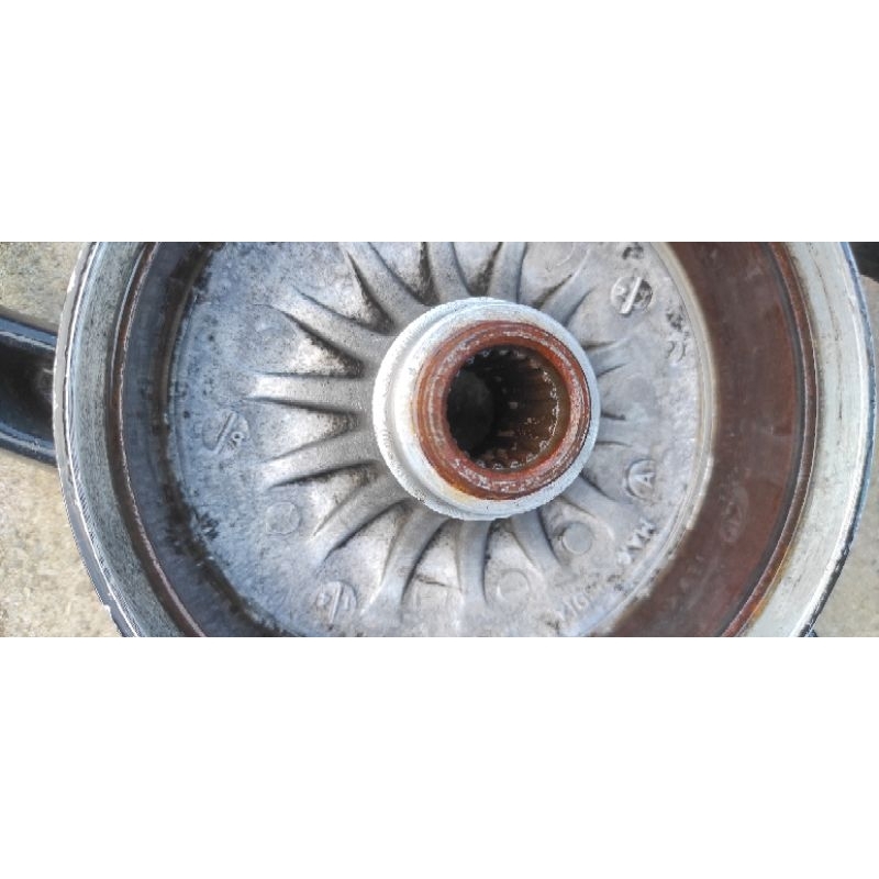 velg belakang TVS dazz matic suri aman rumah kampas aman tidak bengkang atau retak kondisi ok Tampa 