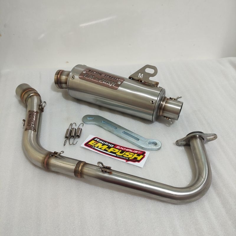 KNALPOT RACING EMPUSH EXHAUST HONDA BEAT SCOOPY VARIO 110 TYPE M5 INLET 38