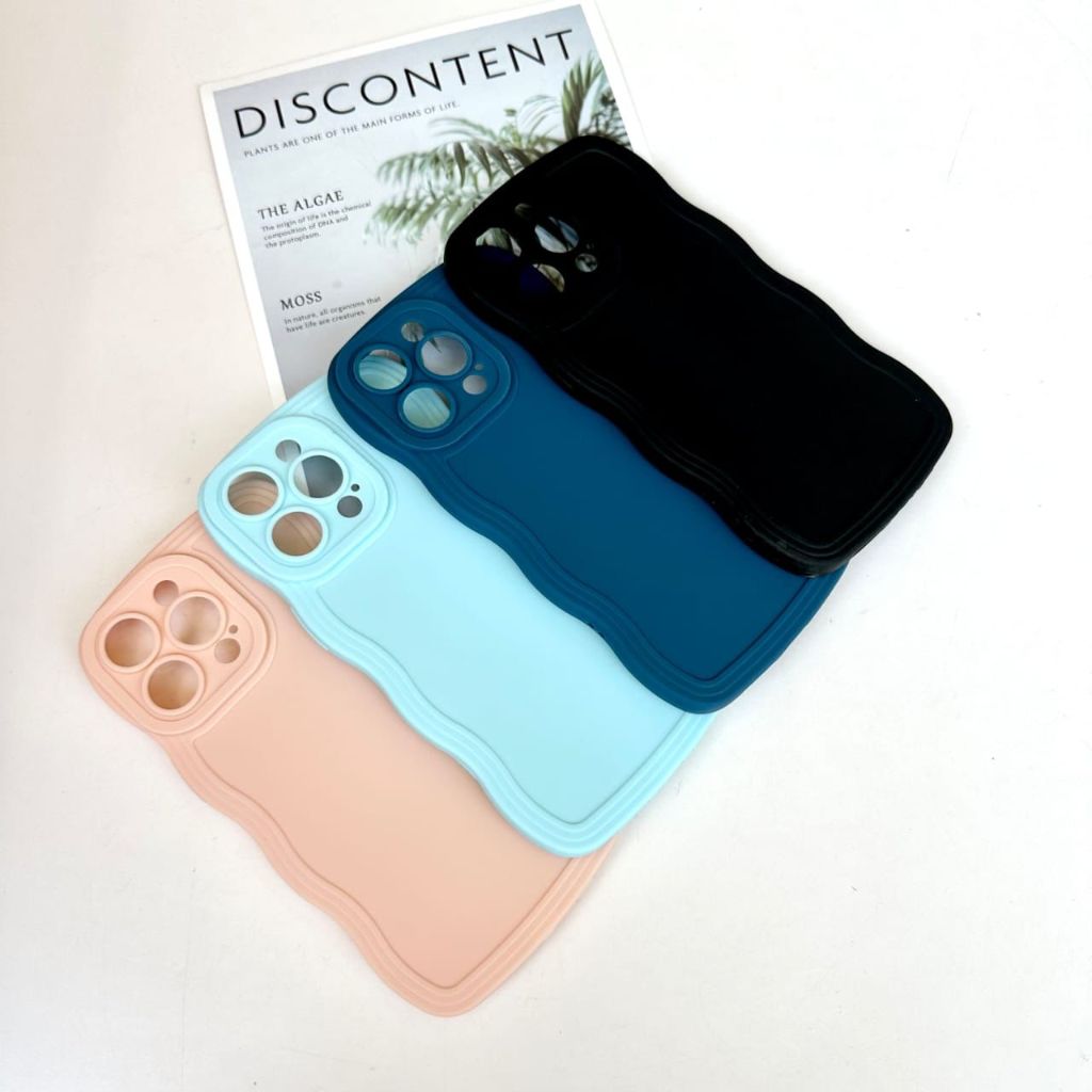 REDMI NOTE 13/ REDMI NOTE 13 PRO/REDMI 13C/POCO C65 CASE GELOMBANG WARNA