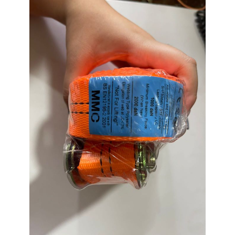 TALI PENGIKAT BOX SALON SPEAKER WARNA ORANGE PANJANG 8METER