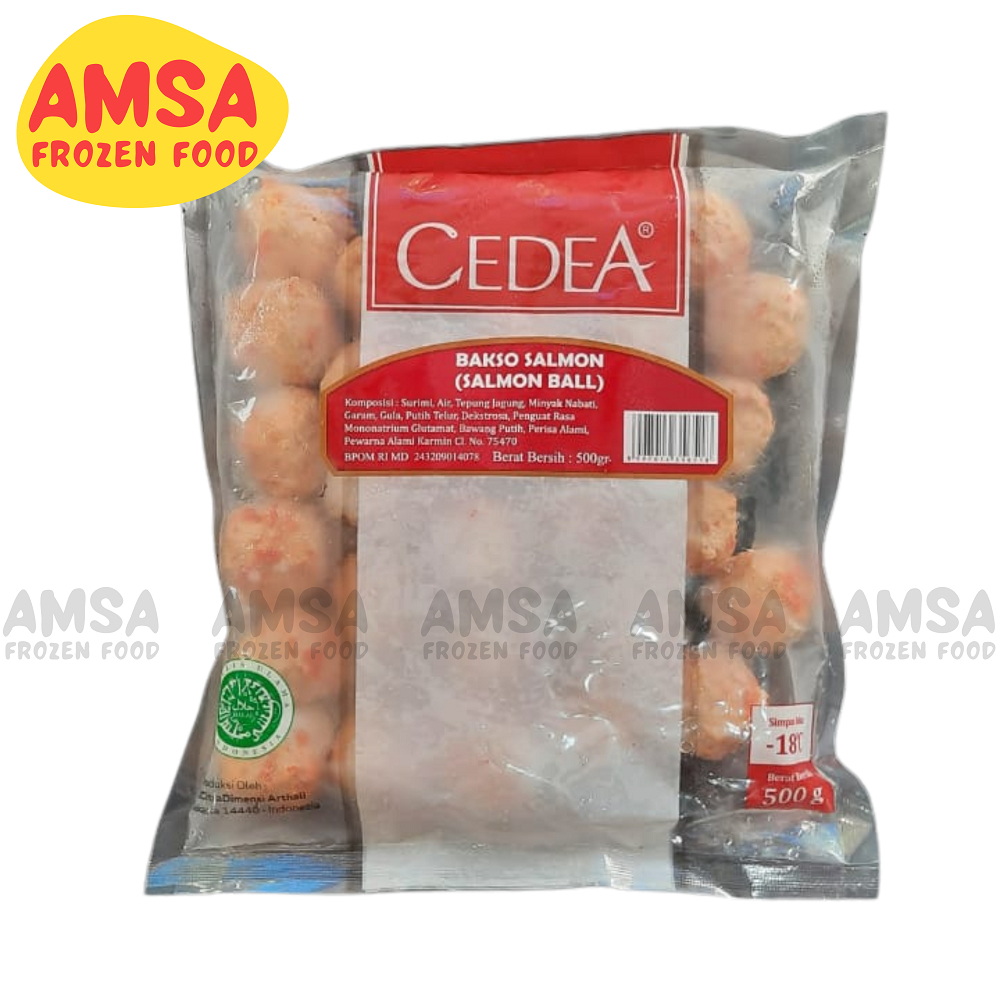 

Cedea Salmon Ball 500 gr / Bola Salmon / Bakso Salmon / Baso Salmon