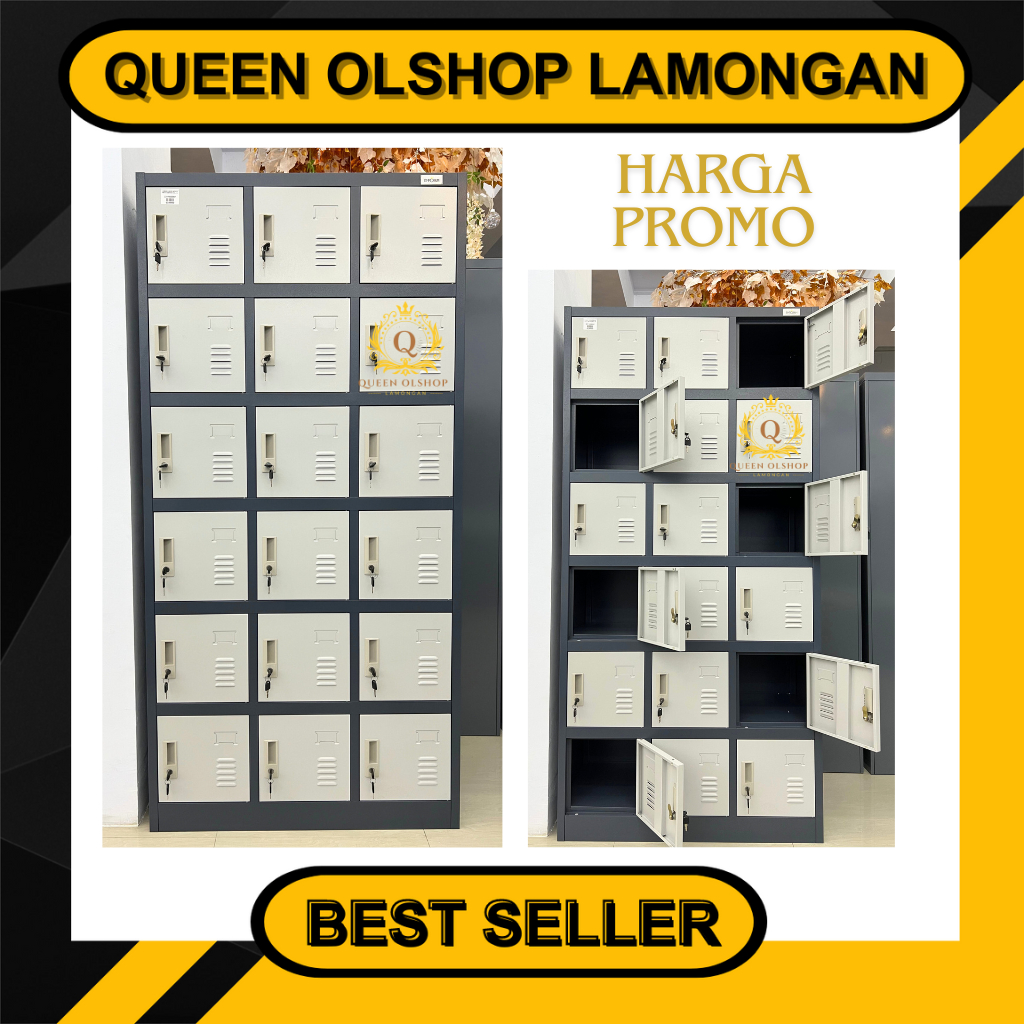 [PROMO] Loker Besi 18 Pintu Emporium EL 18 / Lemari Asip Atau Berkas Kantor