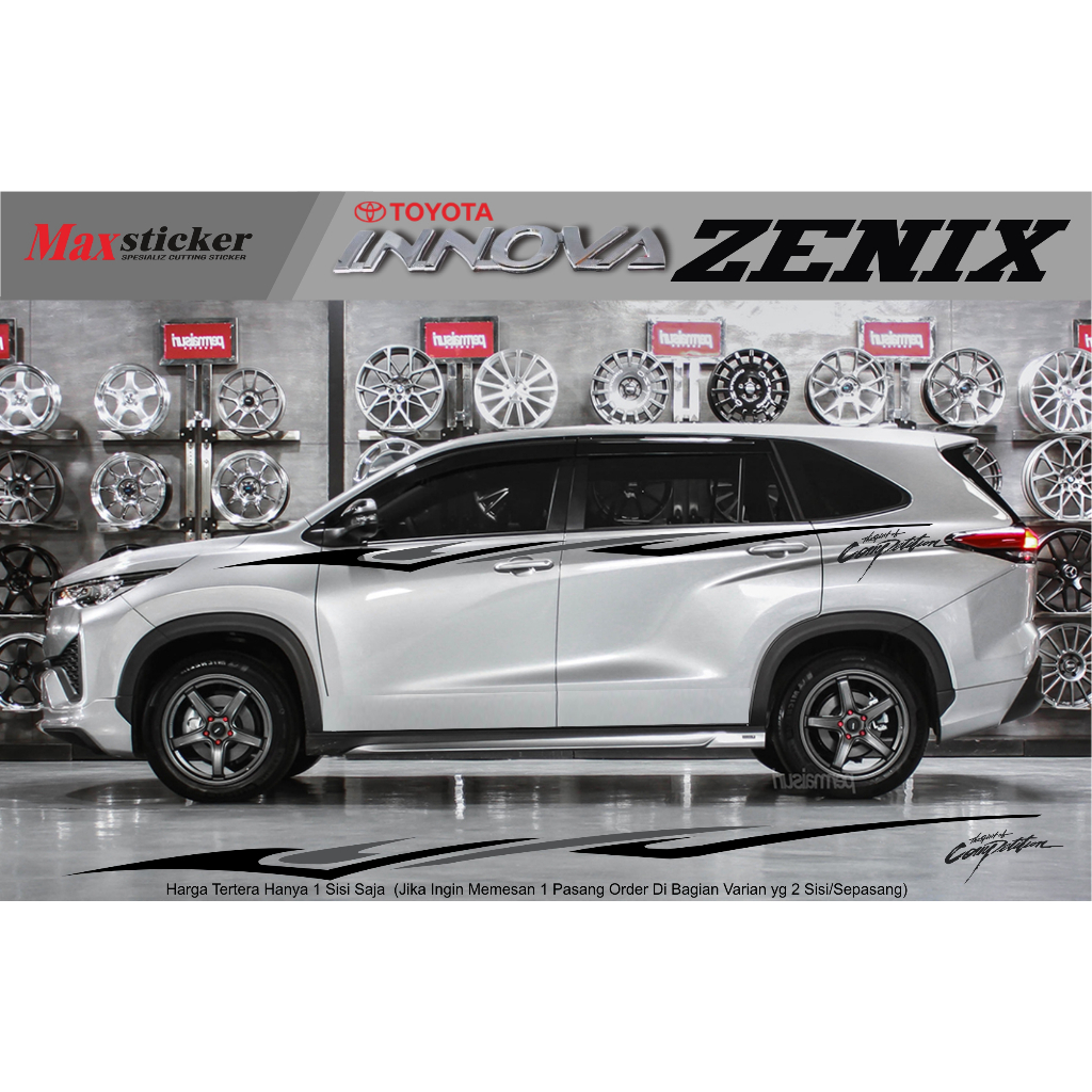 STICKER INNOVA ZENIX STICKER AKSESORIS MOBIL INNOVA ZENIX