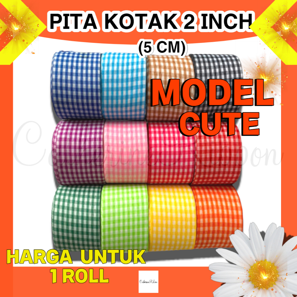 

PITA KOTAK 2 INCH (5 CM) PANJANG 20 YARD (18 METER)