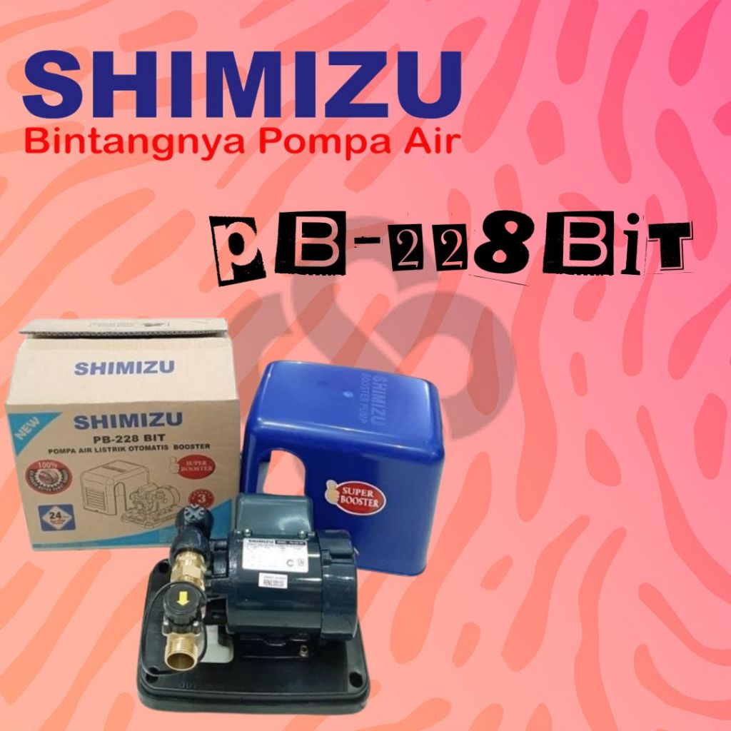 SHIMIZU PB228BIT PB 228BIT PB 228 BIT POMPA BOOSTER