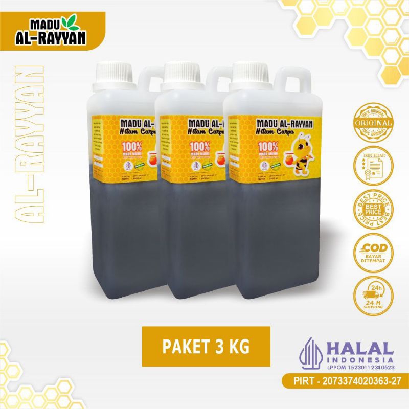 

Madu Hitam Carpa 3Kg | Madu Al-rayyan