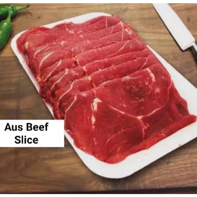 

AUST BEEF SLICE @1KG